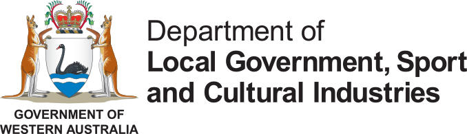 Department of Local Government, Sport and Cultural Industries Logo